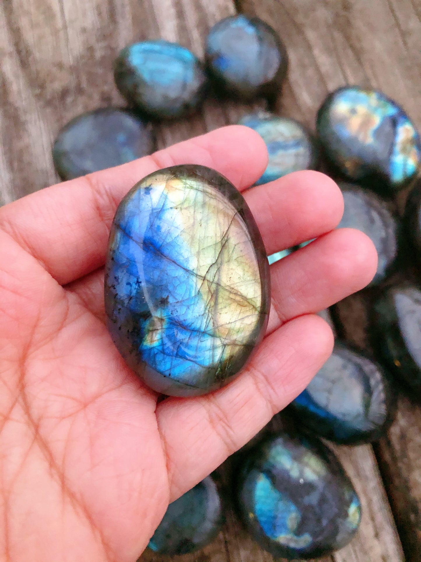 Labradorite Palm Stone