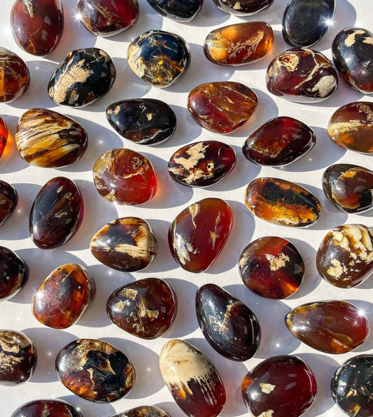 Amber Pocket Stone
