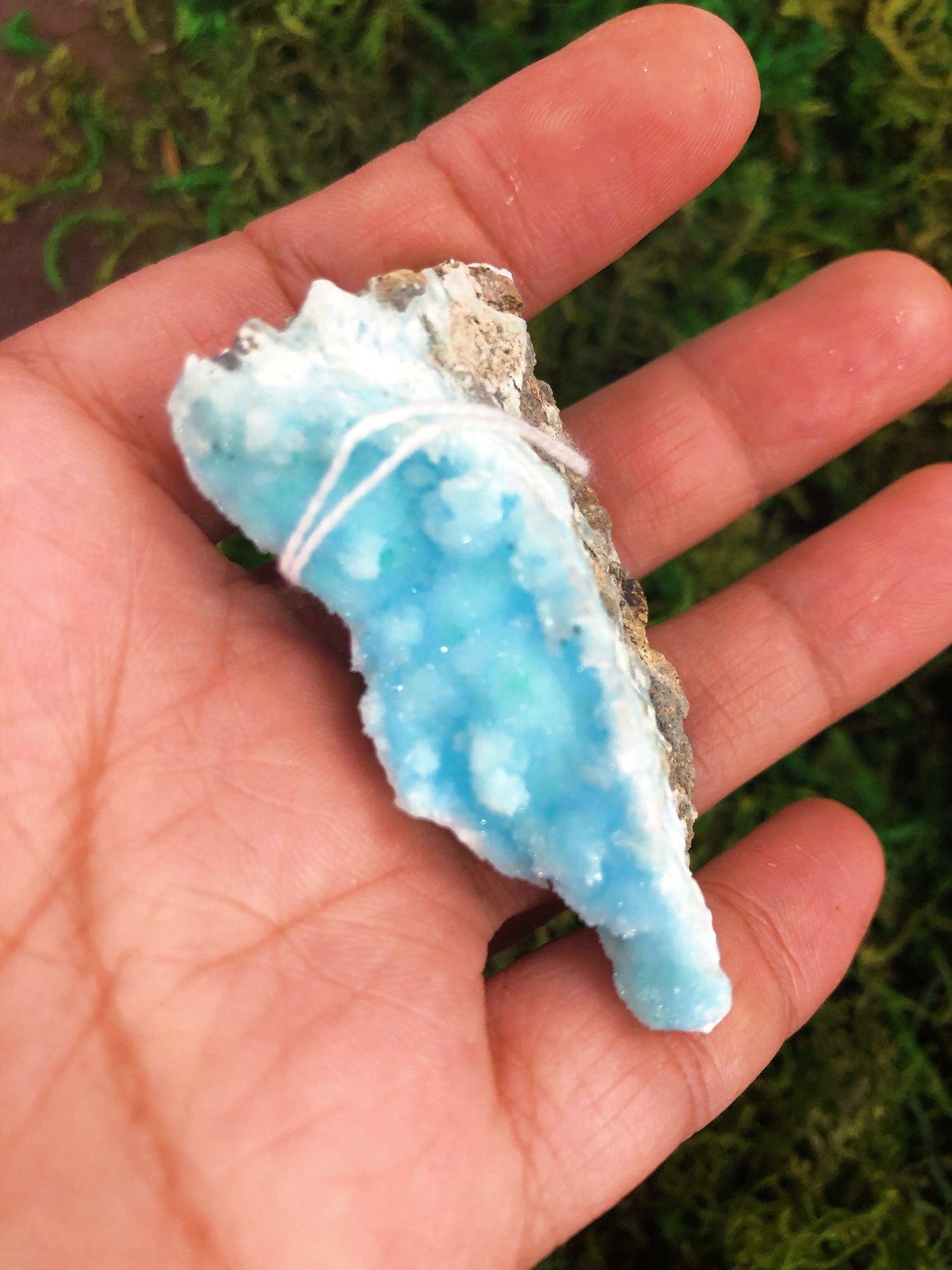 Blue Aragonite Clusters