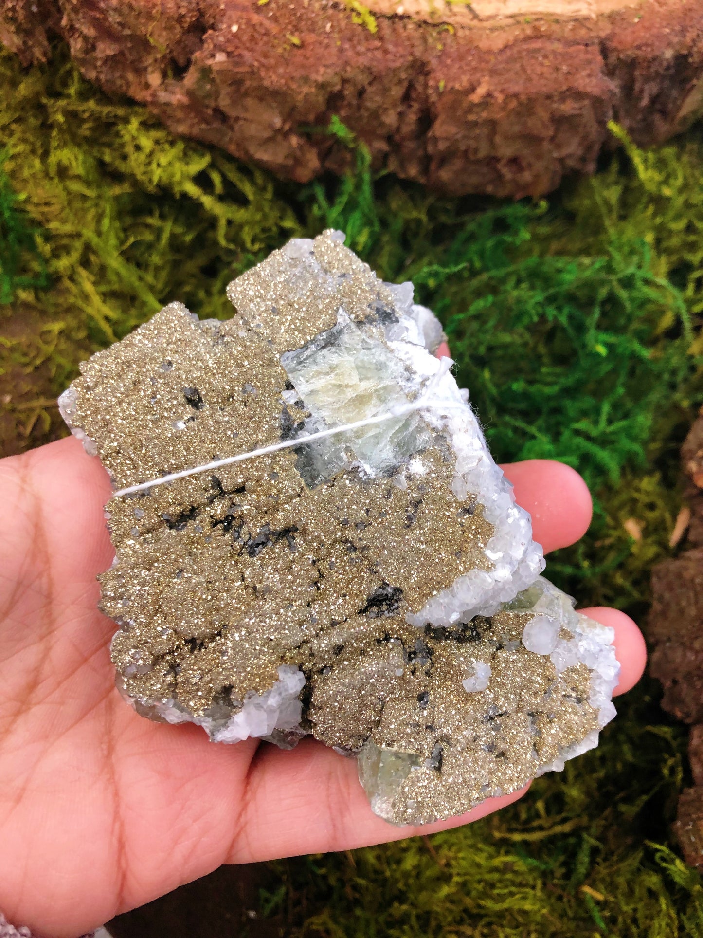 Fluorite+Druzy Pyrite+Calcite Specimens