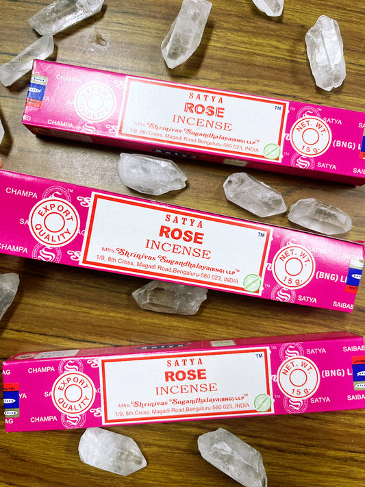 Rose Incense Sticks Satya