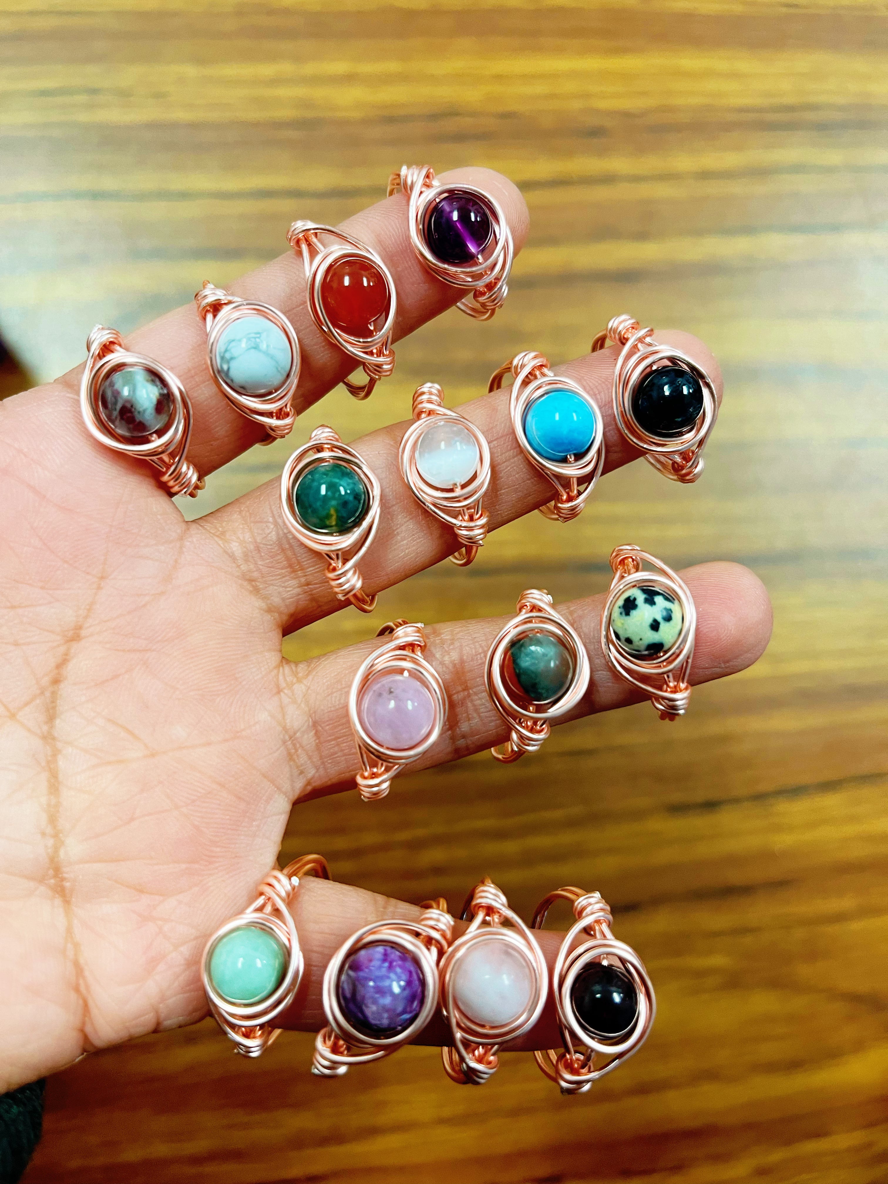Handmade Gemstone Ring – Spiritual Landing