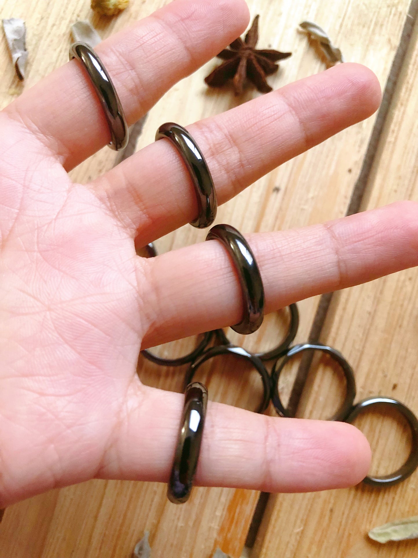 Hematite Magnetic Ring