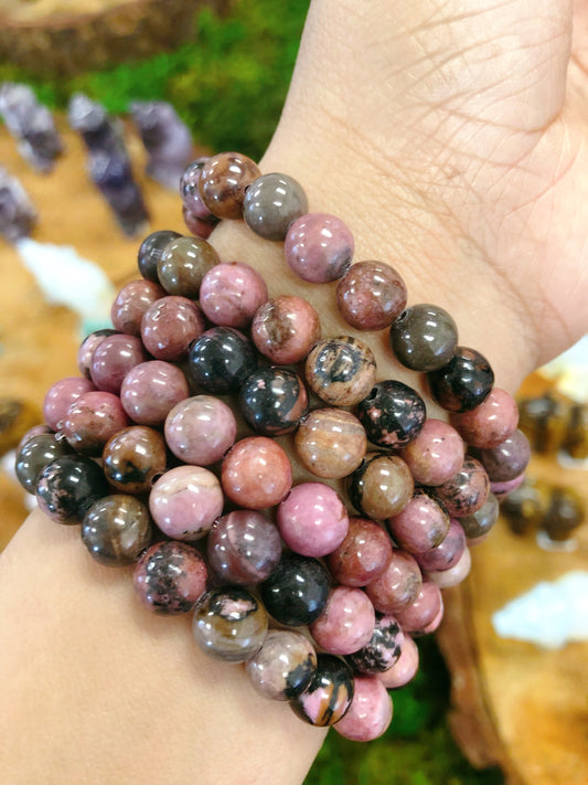 Rhodonite Bracelet 8mm