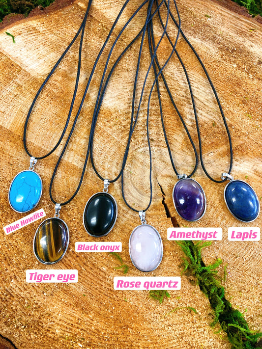 Gemstone necklace