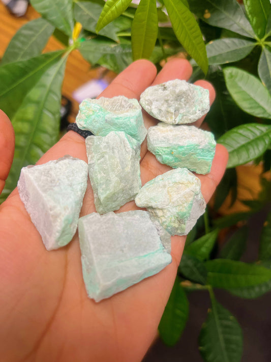 Green Moonstone Rough