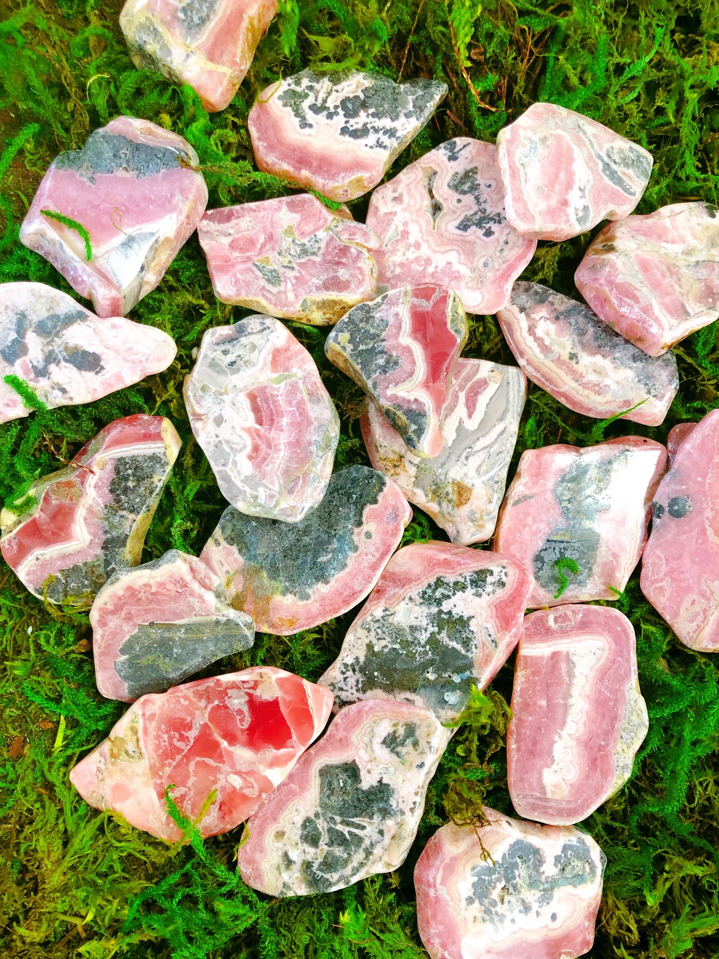 Rhodochrosite Slices