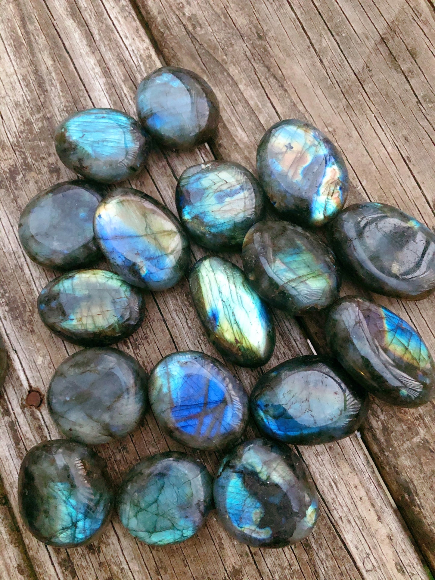 Labradorite Palm Stone