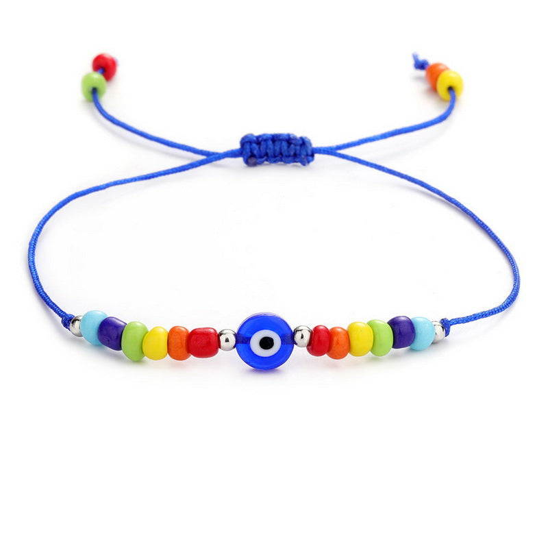 Handmade evil eye bracelet