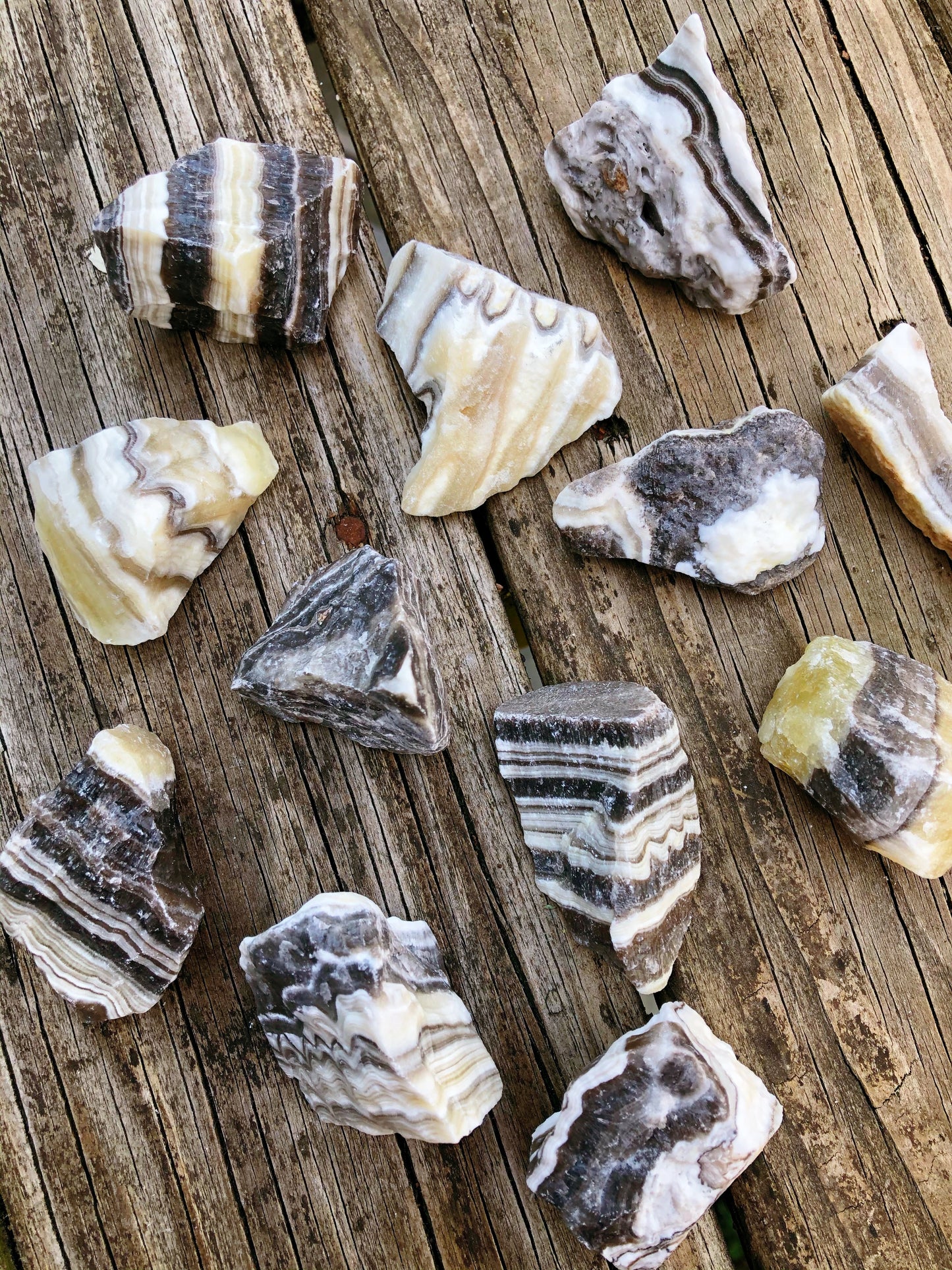 Zebra Calcite Small Rough