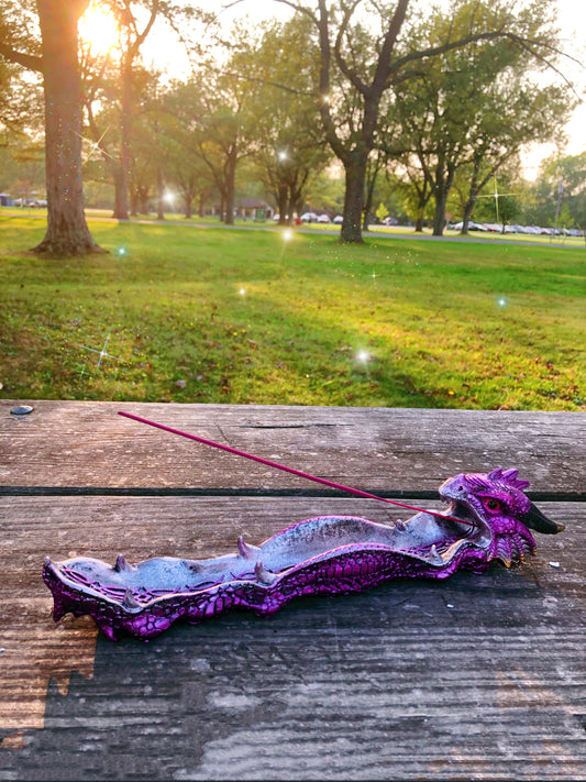 Purple Dragon Incense Burner