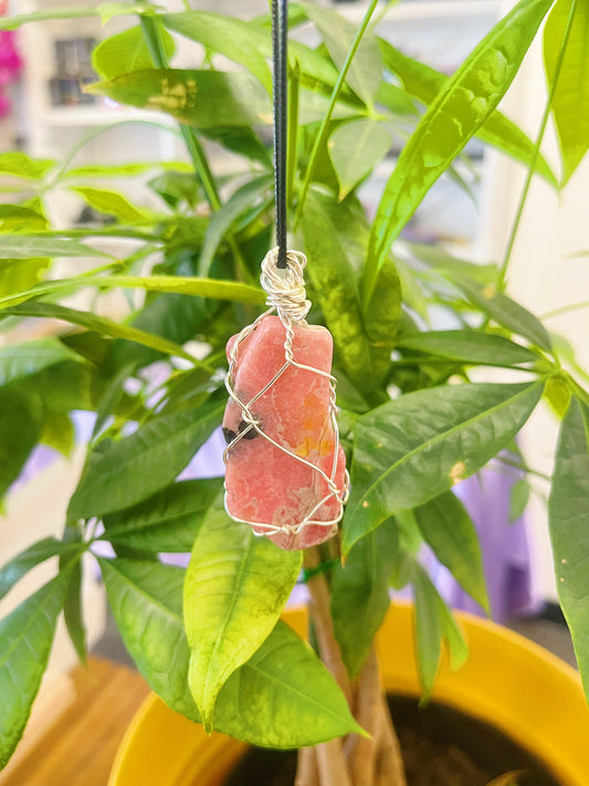 Rhodochrosite Handmade Necklaces