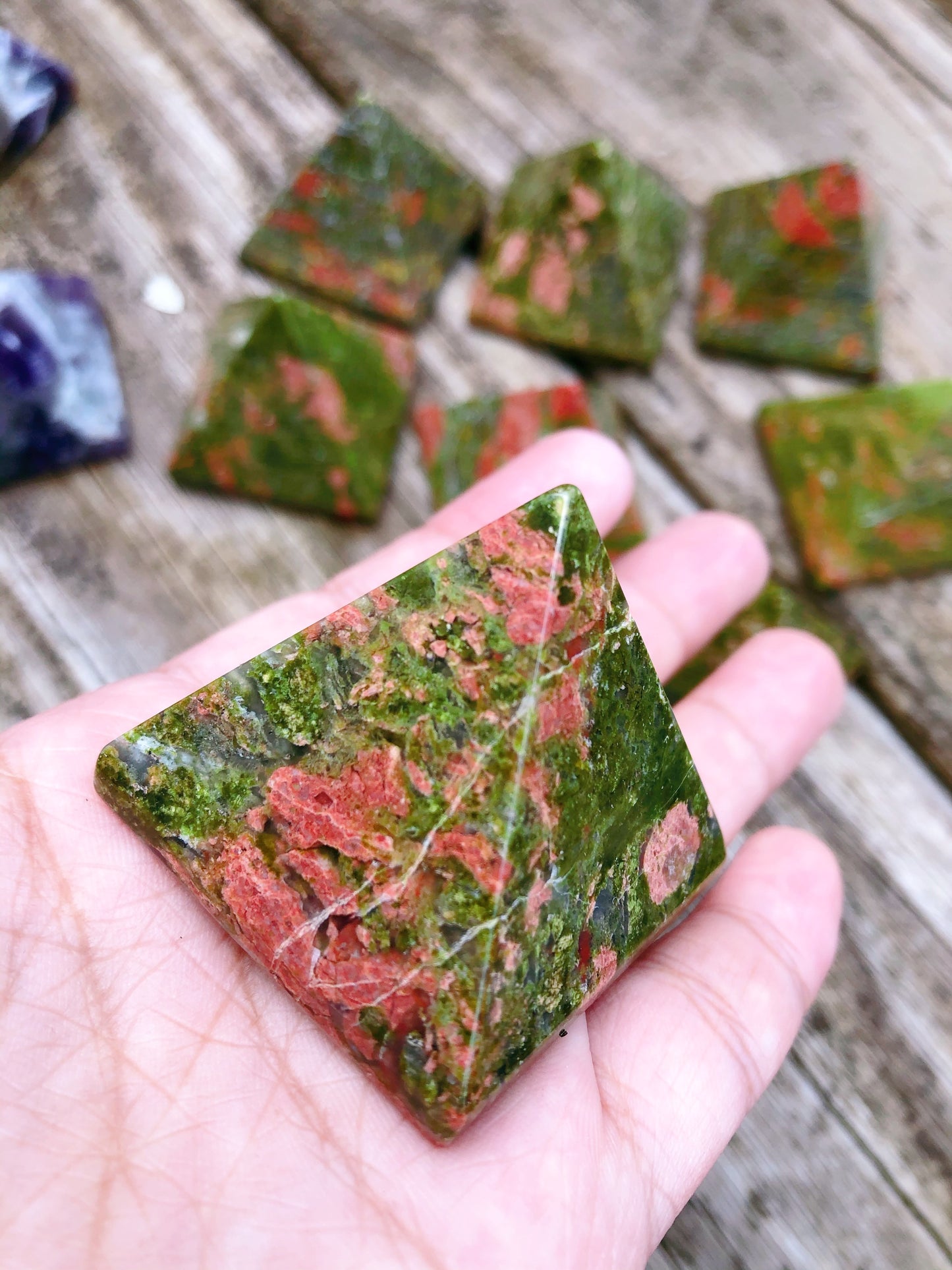 Unakite Pyramid