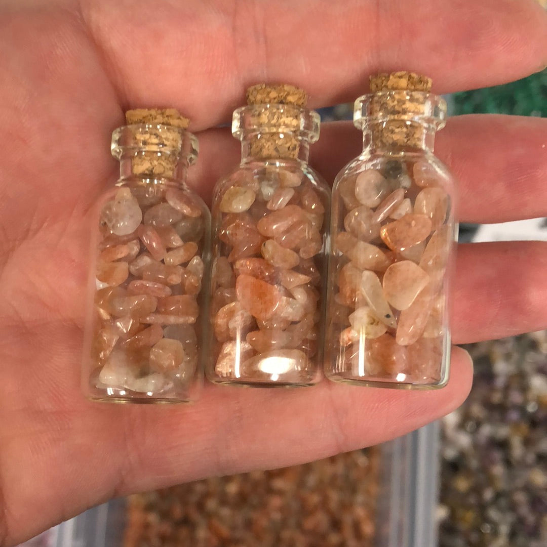 Gemstone Chip Bottles