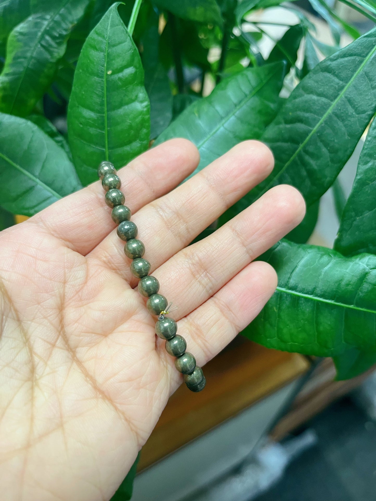 Pyrite Bead Bracelets