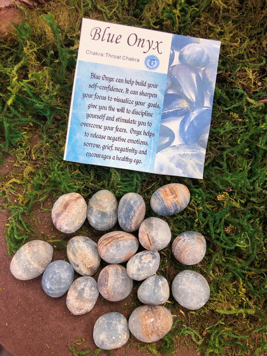 Blue Onyx Tumbled