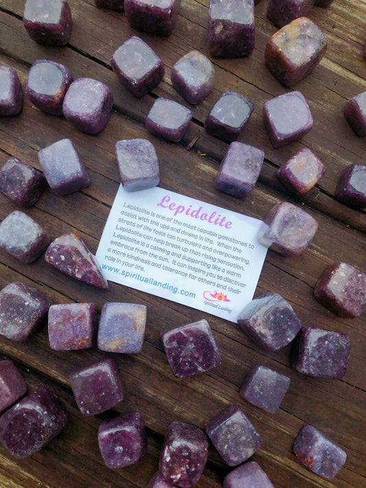 Lepidolite Tumbled