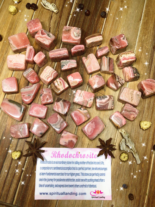 Rhodochrosite Tumbled