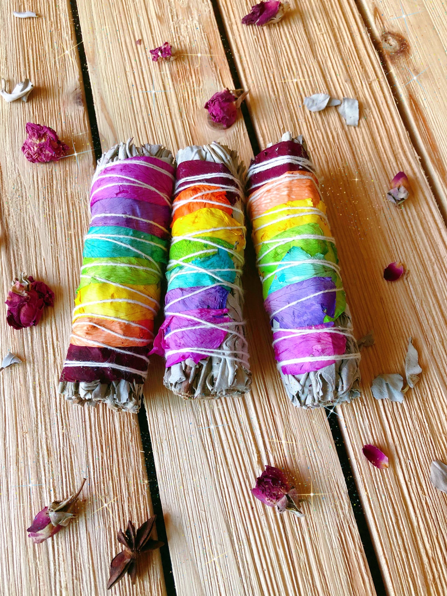 7 Chakra Rose Petal California White Sage