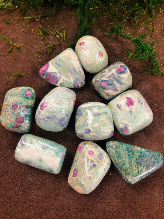 Ruby Fuchsite Tumbles