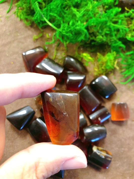 Amber Pocket Stone