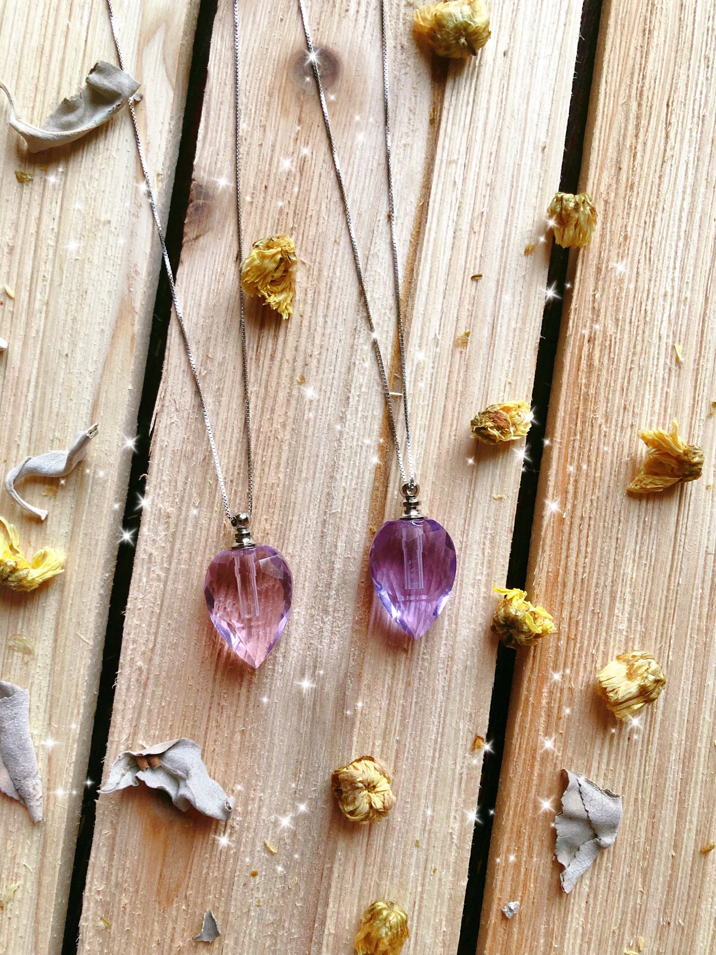 Pear Shaped Essential Oil Necklaces